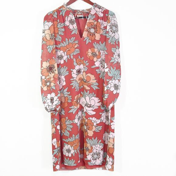 Wilfred Women’s Dress Long Sleeve Garden Party Romantic Floral Print Flowy XS - Picture 2 of 11